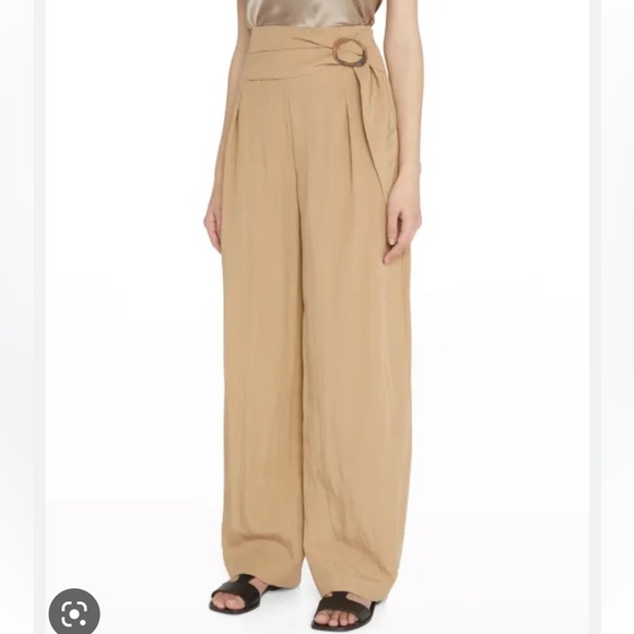 VINCE Tie-Front Wide-Leg Pant - Picture 6 of 17